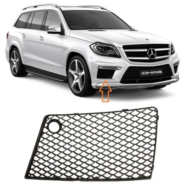 Grila Bara Fata Dreapta Am Mercedes-Benz GL-Class X166 2012-2015 AMG A1668854422